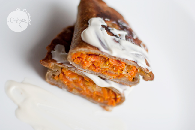 Пирожки с морковкой и пекинской капустой (vegan)