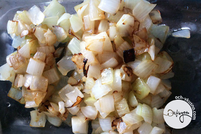 Лазанья с начинкой из чечевицы